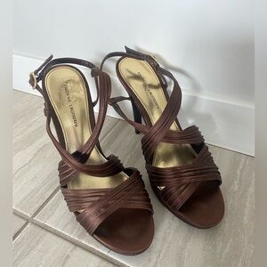 ❤️ 4‎ for $25 ❤️Chinese laundry satin heels size 8
